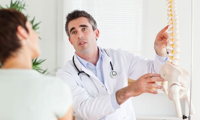 Se você tiver sintomas de osteocondrose, consulte um médico para prescrever um exame de hardware da coluna