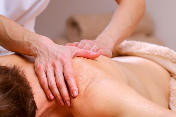 Massagem para osteocondrose cervical